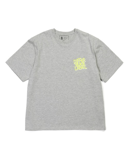 The DUFFER of ST.GEORGE(ザダファーオブセントジョージ)の「〔BLACK LABEL〕NEON LOGO PRINT TEE:CVC天竺 速乾 ネオンロゴ プリントTEE(Tシャツ/カットソー・メンズ・ブルー/ブラック/ライトグレー/ホワイト・SMALL/MEDIUM/LARGE/X-LARGE)」の20枚目の写真
