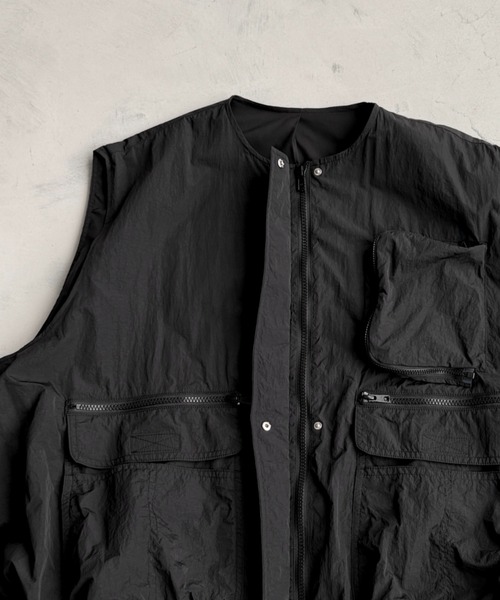 wee9s(ウィークス)の「9pockets buddy egg vest / 9ポケットバディエッグベスト(ベスト・レディース・ブラック/ホワイト・FREE)」の22枚目の写真