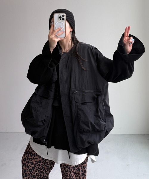 wee9s(ウィークス)の「9pockets buddy egg vest / 9ポケットバディエッグベスト(ベスト・レディース・ブラック/ホワイト・FREE)」の7枚目の写真