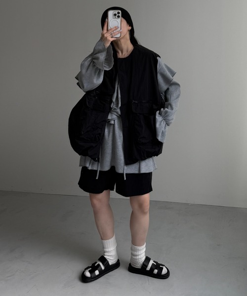 wee9s(ウィークス)の「9pockets buddy egg vest / 9ポケットバディエッグベスト(ベスト・レディース・ブラック/ホワイト・FREE)」の17枚目の写真