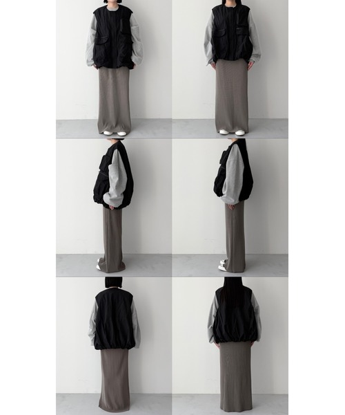 wee9s(ウィークス)の「9pockets buddy egg vest / 9ポケットバディエッグベスト(ベスト・レディース・ブラック/ホワイト・FREE)」の19枚目の写真
