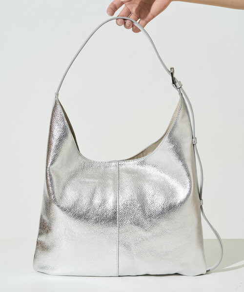 FREAK'S STORE(フリークスストア)の「限定展開 BEAURE LUNEA/ビュレルネア <本革>レザー ベルト ハンドバッグ(トートバッグ・レディース・ブラック/シルバー/ベージュ・ONE SIZE)」の20枚目の写真