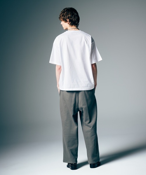 glamb（グラム）の「Baggy Sweat Slacks / バギースウェットスラックス（スラックス・メンズ・ブラック/ホワイト/グレー・S/M/L）」の9枚目の写真