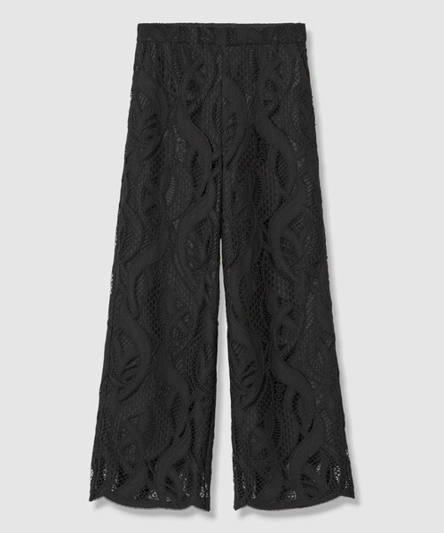 ANAYI（アナイ）の「【セットアップ対応商品】リーフコード刺繍ワイドパンツ（その他パンツ・レディース・ピンク/ホワイト/ブラック・38/36）」の2枚目の写真