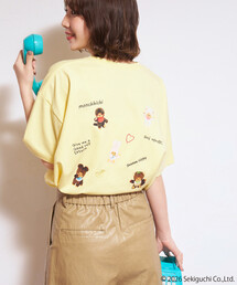 限定展開 モンチッチ 刺繍×プリント 散らばし Tシャツ