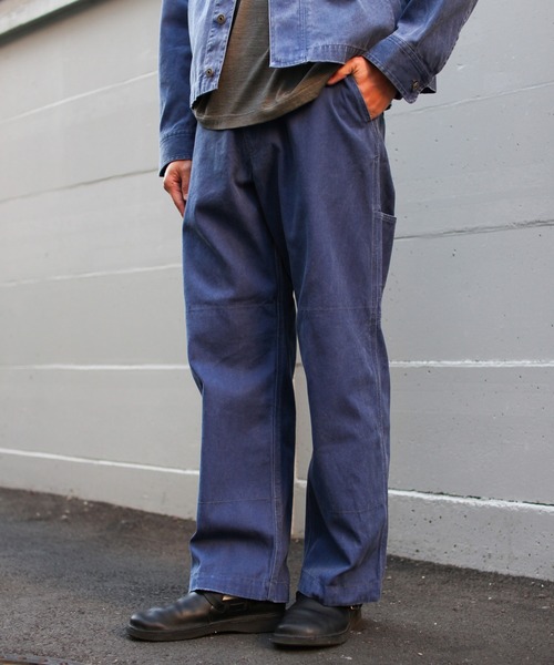 Snow Peak(スノーピーク)の「Snow Peak / Sulfur Dyed Fade Pants フェードパンツ(カーゴパンツ・メンズ・チャコール/ブルー・S/M/L/XL)」の1枚目の写真