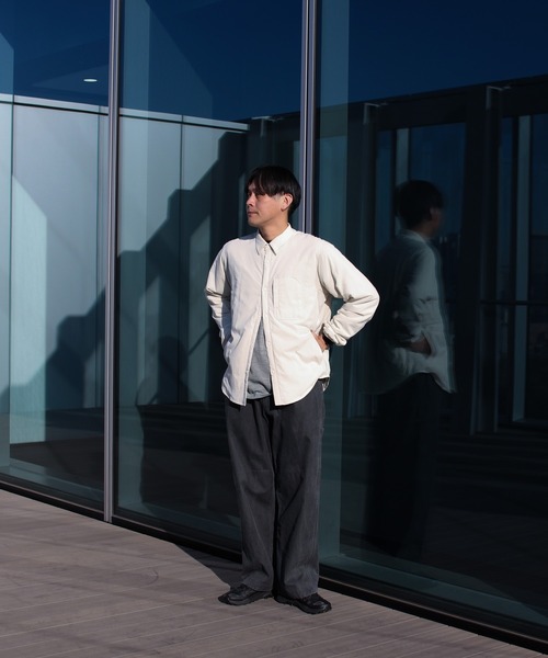 Snow Peak(スノーピーク)の「Snow Peak / Sulfur Dyed Fade Pants フェードパンツ(カーゴパンツ・メンズ・チャコール/ブルー・S/M/L/XL)」の3枚目の写真