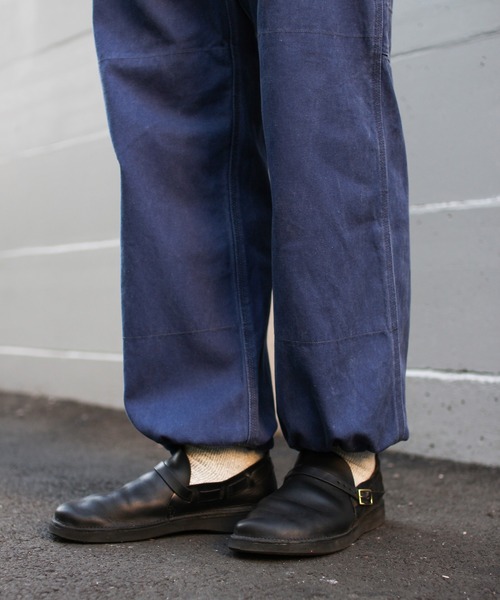 Snow Peak(スノーピーク)の「Snow Peak / Sulfur Dyed Fade Pants フェードパンツ(カーゴパンツ・メンズ・チャコール/ブルー・S/M/L/XL)」の12枚目の写真