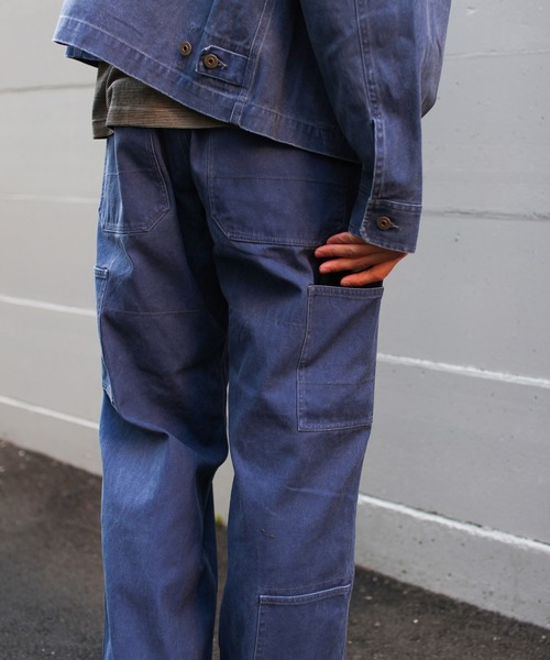 Snow Peak(スノーピーク)の「Snow Peak / Sulfur Dyed Fade Pants フェードパンツ(カーゴパンツ・メンズ・チャコール/ブルー・S/M/L/XL)」の10枚目の写真