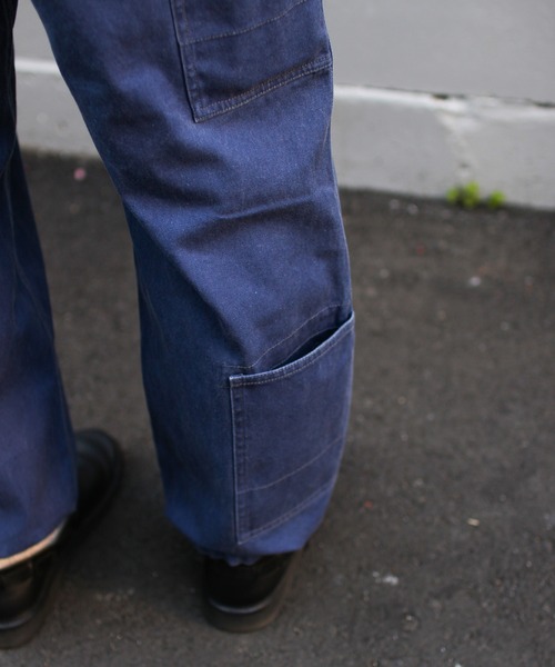 Snow Peak(スノーピーク)の「Snow Peak / Sulfur Dyed Fade Pants フェードパンツ(カーゴパンツ・メンズ・チャコール/ブルー・S/M/L/XL)」の11枚目の写真