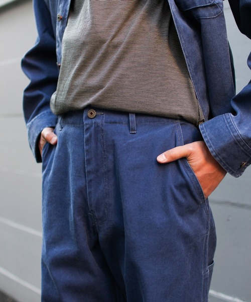 Snow Peak(スノーピーク)の「Snow Peak / Sulfur Dyed Fade Pants フェードパンツ(カーゴパンツ・メンズ・チャコール/ブルー・S/M/L/XL)」の8枚目の写真