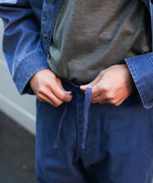 Snow Peak(スノーピーク)の「Snow Peak / Sulfur Dyed Fade Pants フェードパンツ(カーゴパンツ・メンズ・チャコール/ブルー・S/M/L/XL)」の9枚目の写真