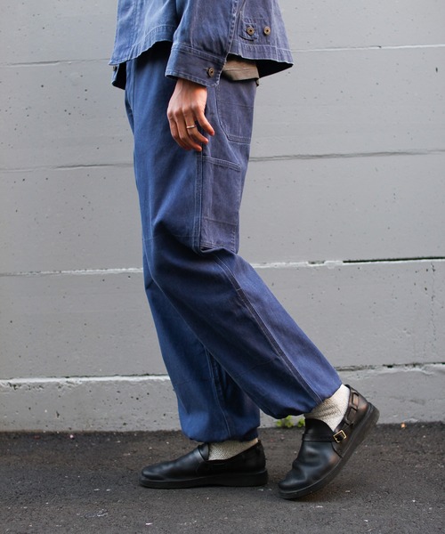 Snow Peak(スノーピーク)の「Snow Peak / Sulfur Dyed Fade Pants フェードパンツ(カーゴパンツ・メンズ・チャコール/ブルー・S/M/L/XL)」の7枚目の写真