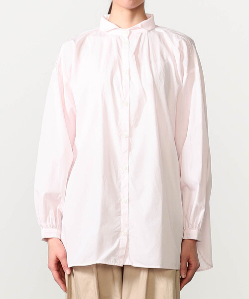 GALLEGO DESPORTES(ギャレゴデスポート)の「GALLEGO DESPORTES | デザインカラー 長袖シャツ WOMEN(シャツ/ブラウス・レディース・ピンク/イエロー・S)」の9枚目の写真