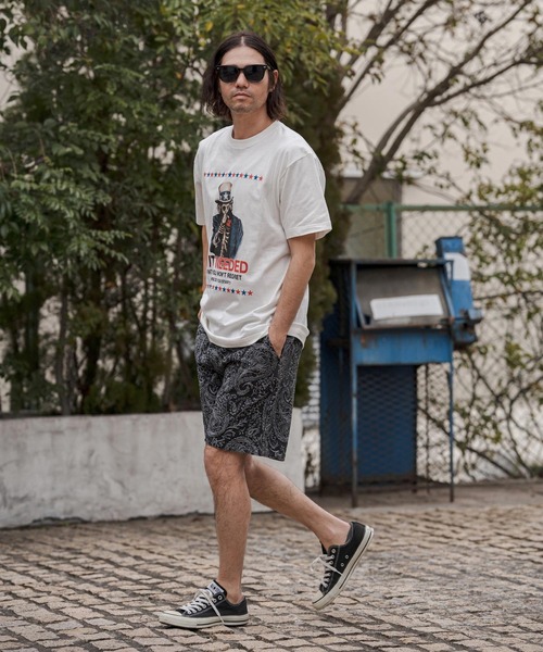 CAMBIO(カンビオ)の「mt10264- プリントT(IS IT NEEDED) Tシャツ(CASD-170)(Tシャツ/カットソー・メンズ・ライトイエロー/ホワイト系その他/スミクロ・XL/L/M/S)」の19枚目の写真