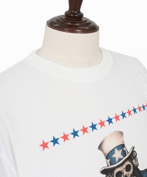 CAMBIO(カンビオ)の「mt10264- プリントT(IS IT NEEDED) Tシャツ(CASD-170)(Tシャツ/カットソー・メンズ・ライトイエロー/ホワイト系その他/スミクロ・XL/L/M/S)」の11枚目の写真
