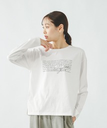 GLOBAL WORK | リッチクリーンプリントロンT/636710(Tシャツ/カットソー)