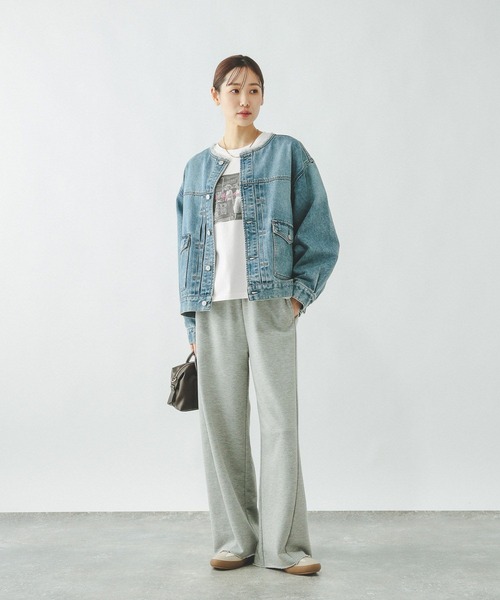 GLOBAL WORK(グローバルワーク)の「リッチクリーンプリントロンT/636710(Tシャツ/カットソー・レディース・ホワイト系その他3/ホワイト系その他2/チャコールグレー/ホワイト・MEDIUM/LARGE/SMALL)」の10枚目の写真