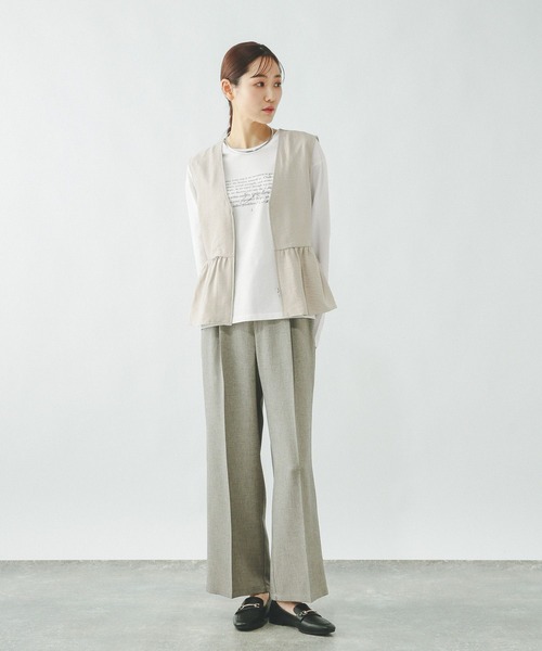 GLOBAL WORK(グローバルワーク)の「リッチクリーンプリントロンT/636710(Tシャツ/カットソー・レディース・ホワイト系その他3/ホワイト系その他2/チャコールグレー/ホワイト・MEDIUM/LARGE/SMALL)」の15枚目の写真