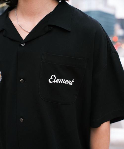 ELEMENT（エレメント）の「ELEMENT メンズ VIETNAM SK8 SHIRTS 半袖シャツ 【2026年春夏モデル】（シャツ/ブラウス・メンズ・ブラック系その他2/ブラック系その他・X-LARGE/LARGE/MEDIUM）」の5枚目の写真