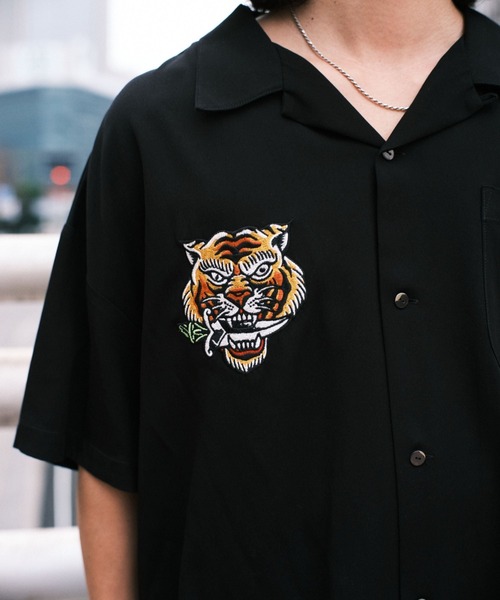 ELEMENT（エレメント）の「ELEMENT メンズ VIETNAM SK8 SHIRTS 半袖シャツ 【2026年春夏モデル】（シャツ/ブラウス・メンズ・ブラック系その他2/ブラック系その他・X-LARGE/LARGE/MEDIUM）」の6枚目の写真