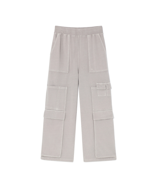 THECOLDESTMOMENT(ザコールデストモーメント)の「TCM pigment multi cargo sweat pants (light grey)(その他パンツ・レディース・その他・SMALL/MEDIUM/LARGE)」の2枚目の写真