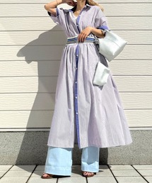 Q（キュー）の「リブドッキングワンピース（ワンピース）」