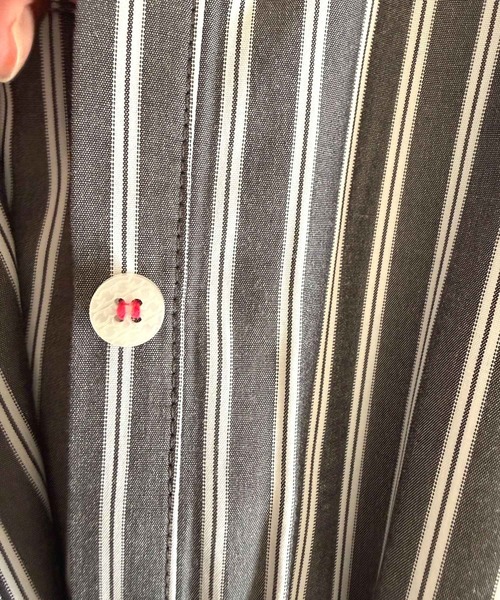 Q（キュー）の「リブドッキングワンピース（ワンピース・レディース・パープル系/ブラック×ホワイト・MEDIUM）」の7枚目の写真