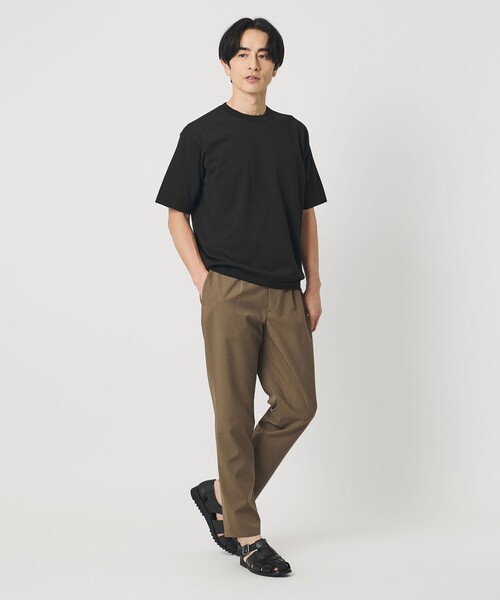 BEAUTY&YOUTH UNITED ARROWS（ビューティーアンドユースユナイテッドアローズ）の「デオドラント ニットTシャツ 抗菌防臭 ウォッシャブル（ニット/セーター・メンズ・ホワイト/ダークブラウン/ブラック・M/S/XL/L）」の6枚目の写真