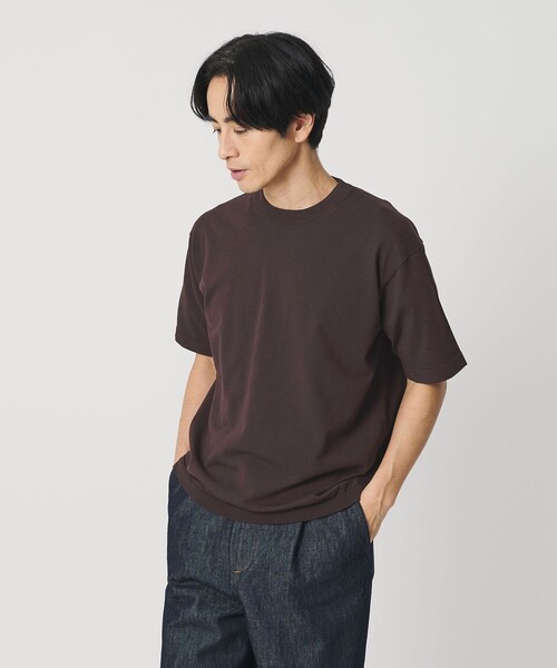 BEAUTY&YOUTH UNITED ARROWS（ビューティーアンドユースユナイテッドアローズ）の「デオドラント ニットTシャツ 抗菌防臭 ウォッシャブル（ニット/セーター・メンズ・ホワイト/ダークブラウン/ブラック・M/S/XL/L）」の9枚目の写真