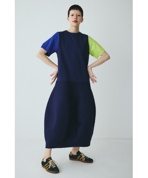 HeRIN.CYE(ヘリンドットサイ)の「Docking balloon hem dress ドッキングバルーンヘムドレス(ワンピース・レディース・ブルー系その他3/ブラック/レッド・FREE)」の3枚目の写真