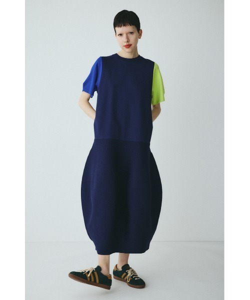 HeRIN.CYE(ヘリンドットサイ)の「Docking balloon hem dress ドッキングバルーンヘムドレス(ワンピース・レディース・ブルー系その他3/ブラック/レッド・FREE)」の15枚目の写真