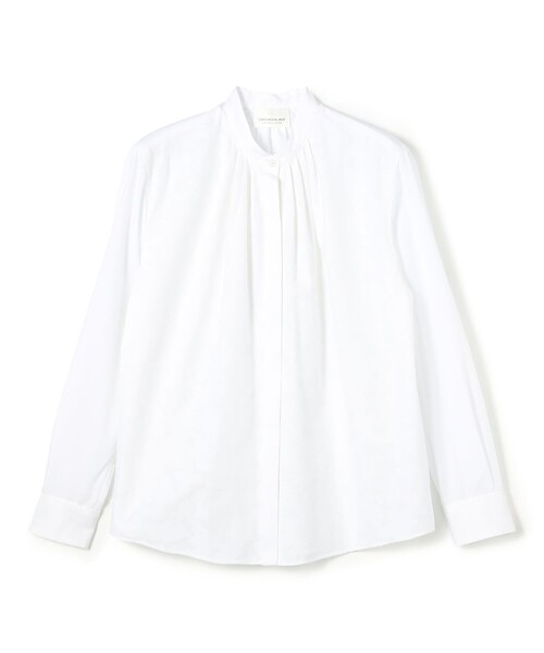 TOMORROWLAND collection(トゥモローランドコレクション)の「カラミフラワー ネックタックブラウス(シャツ/ブラウス・レディース・ホワイト・36)」の1枚目の写真