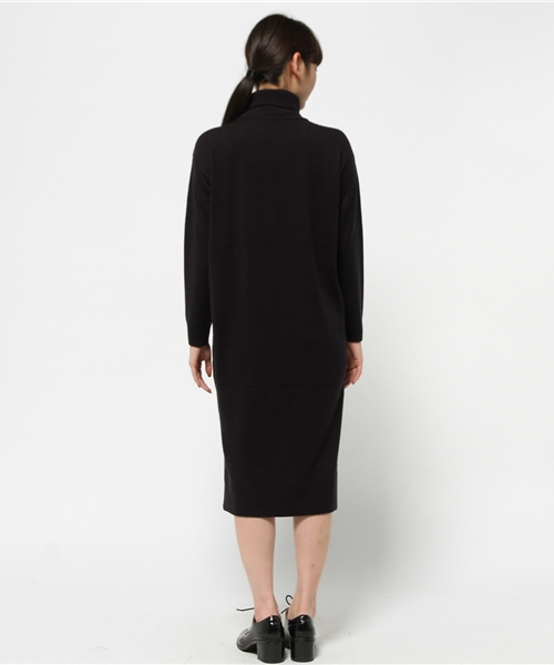 SLY（スライ）の「タートルスリット HG MIDI OP-S（ワンピース・レディース・ブラウン/カーキ/ネイビー/トップグレー・FREE）」の7枚目の写真