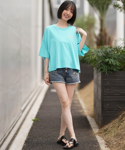BILLABONG(ビラボン)の「BILLABONG/ビラボン 半袖 Tシャツ BG013208(Tシャツ/カットソー・レディース・ホワイト/アクア/ピンク/スミクロ・M)」の9枚目の写真