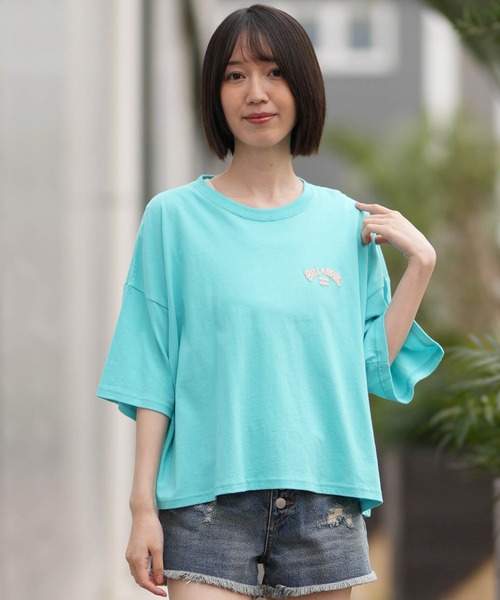 BILLABONG(ビラボン)の「BILLABONG/ビラボン 半袖 Tシャツ BG013208(Tシャツ/カットソー・レディース・ホワイト/アクア/ピンク/スミクロ・M)」の7枚目の写真