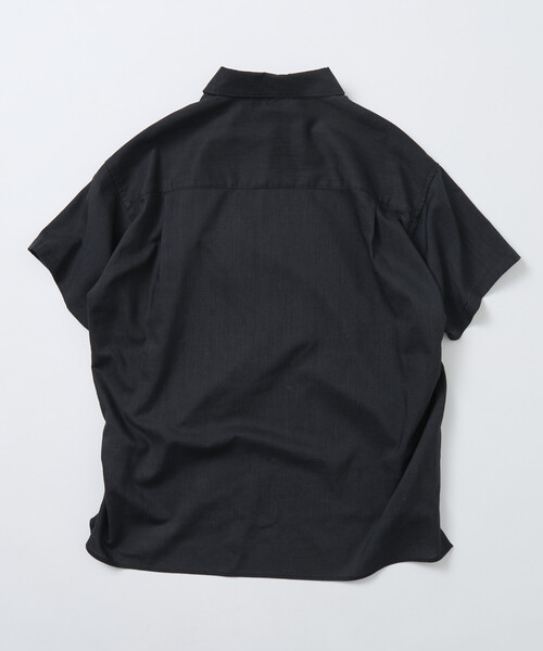 FREAK'S STORE（フリークスストア）の「限定展開 Relax Fit リラックスフィット リネンミックス ポロカラー シャツ（ポロシャツ・メンズ・ベージュ/チャコールグレー/ブラック・SMALL/MEDIUM/LARGE）」の14枚目の写真