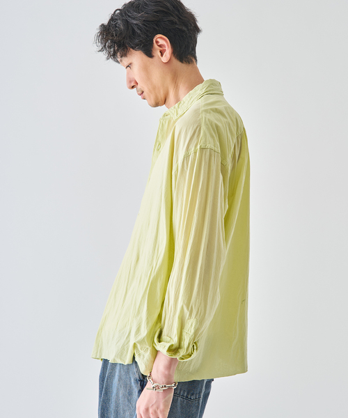 KANEMASA PHIL.(カネマサフィル)の「Kanemasa Phil. (カネマサ フィル) 別注 46ゲージ Artisan L/S Shirts(シャツ/ブラウス・メンズ・アーミー/ラベンダー・LARGE/MEDIUM)」の8枚目の写真