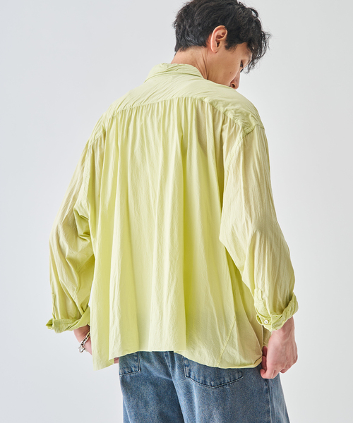 KANEMASA PHIL.(カネマサフィル)の「Kanemasa Phil. (カネマサ フィル) 別注 46ゲージ Artisan L/S Shirts(シャツ/ブラウス・メンズ・アーミー/ラベンダー・LARGE/MEDIUM)」の9枚目の写真