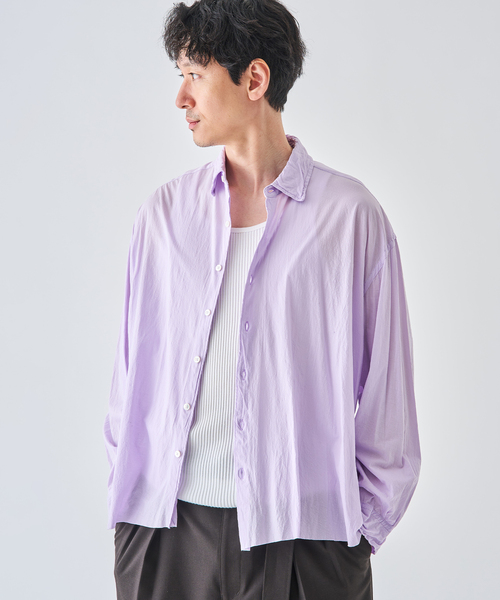KANEMASA PHIL.(カネマサフィル)の「Kanemasa Phil. (カネマサ フィル) 別注 46ゲージ Artisan L/S Shirts(シャツ/ブラウス・メンズ・アーミー/ラベンダー・LARGE/MEDIUM)」の16枚目の写真