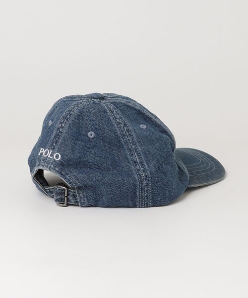 POLO RALPH LAUREN CHILDRENSWEAR(ポロ ラルフ ローレン チルドレンズウェア)の「Polo ベア インディゴ デニム ボール キャップ(キャップ・キッズ・ブルー・ONE)」の2枚目の写真