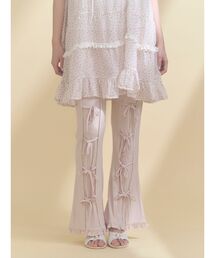 merry jenny | リボンフレアリブパンツ(その他パンツ)