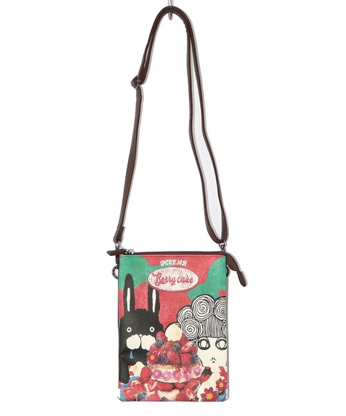 ScoLar(スカラー)の「661434:スカラーちゃんラビルパンケーキ柄ミニショルダー(ショルダーバッグ・レディース・ブラック/ブラウン/ベージュ・FREE)」の3枚目の写真