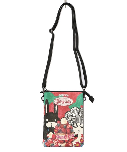 ScoLar(スカラー)の「661434:スカラーちゃんラビルパンケーキ柄ミニショルダー(ショルダーバッグ・レディース・ブラック/ブラウン/ベージュ・FREE)」の7枚目の写真