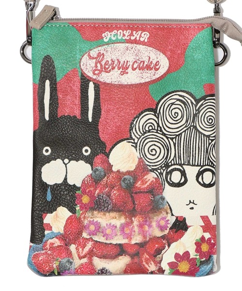 ScoLar(スカラー)の「661434:スカラーちゃんラビルパンケーキ柄ミニショルダー(ショルダーバッグ・レディース・ブラック/ブラウン/ベージュ・FREE)」の11枚目の写真