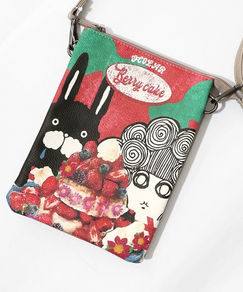 ScoLar(スカラー)の「661434:スカラーちゃんラビルパンケーキ柄ミニショルダー(ショルダーバッグ・レディース・ブラック/ブラウン/ベージュ・FREE)」の16枚目の写真