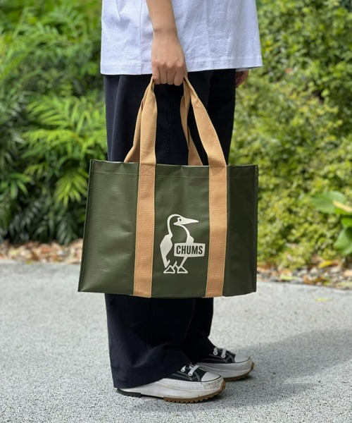 CHUMS(チャムス)の「【CHUMS】Booby Shopping Tote Bag S(トートバッグ・メンズ・ナチュラル/カーキ/ネイビー・FREE)」の2枚目の写真