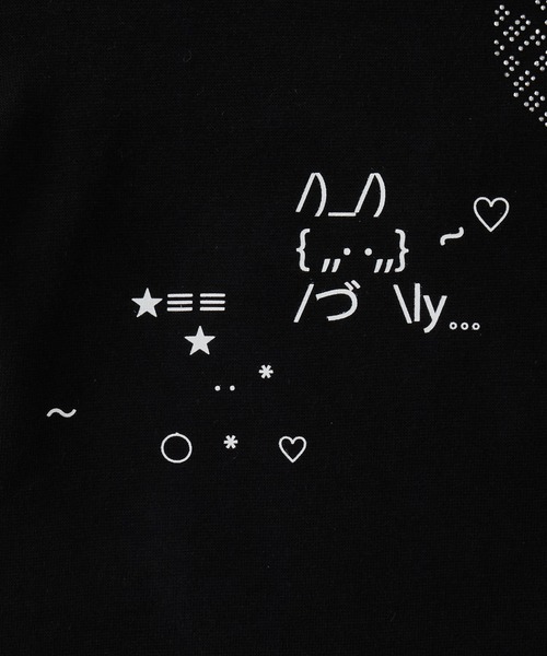 rumnel:(ルムネル)の「ラインストーンアート半袖チビTシャツ / rhinestone art cropped T-shirt(Tシャツ/カットソー・レディース・ブラック/ホワイト・FREE)」の10枚目の写真