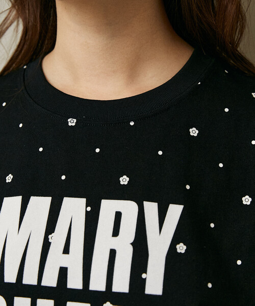 MARY QUANT(マリークワント)の「MARY QUANT × PUBLUX/マリークワント 総柄 プリント フロッキー ロゴ Tシャツ 限定展開(Tシャツ/カットソー・レディース・ブラック/オフホワイト・フリ-)」の22枚目の写真