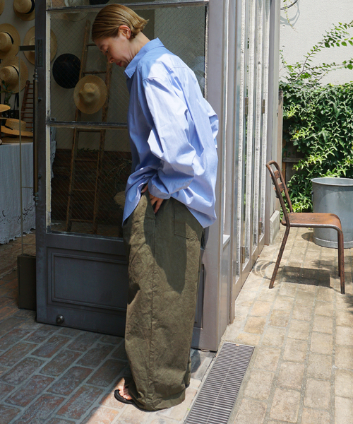 JOURNAL STANDARD LUXE(ジャーナルスタンダード ラックス)の「ハイカウントタイプライターPlainシャツ(シャツ/ブラウス・レディース・ホワイト系その他/ブルー系その他・FREE)」の21枚目の写真
